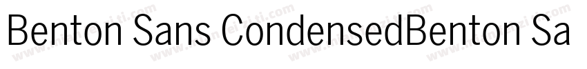Benton Sans CondensedBenton Sans字体转换
